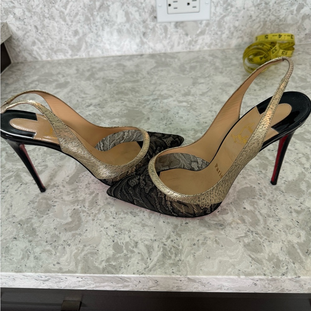 Authentic Christian Louboutin  Red Sole Sandal